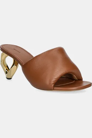 J.W.Anderson Infradito in pelle Chain Heel Open Mule donna colore SN0076.LA0161.640
