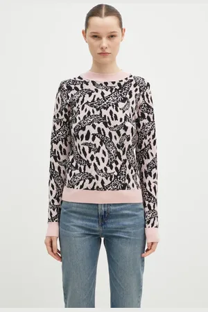 Fiorucci Maglione in misto lana Pink Banimalier donna colore W01FPKSW195KN03PN04