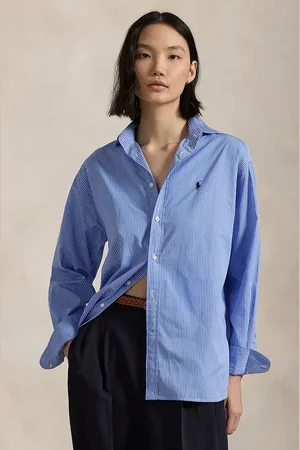 Ralph Lauren Camicia in cotone donna colore verde 211910743