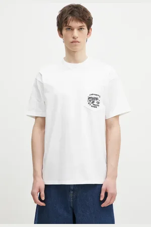 Carhartt T-shirt in cotone Fragments Pocket uomo colore con applicazione I034407.00AXX