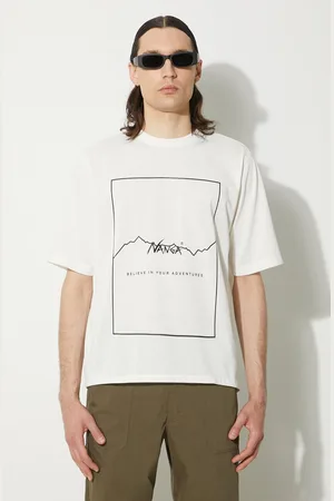 Nanga T-shirt Dry Mix Frame Logo Tee uomo colore NW2221.1G503
