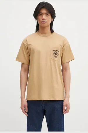 Carhartt T-shirt in cotone Fragments Pocket uomo colore con applicazione I034407.0IAXX
