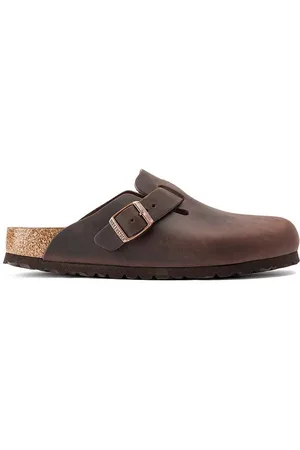 Birkenstock Infradito in pelle Boston donna colore 860133