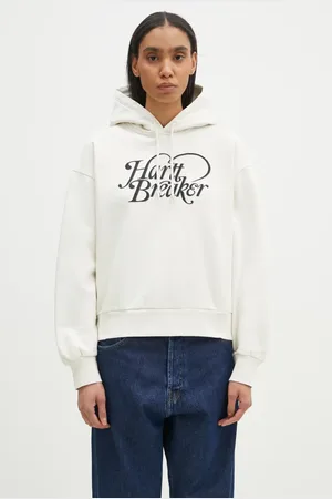 Carhartt Felpa Hooded Harttbreaker Sweat donna colore con cappuccio I034418.D6XX