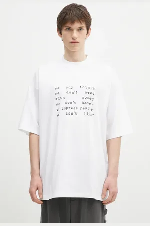 Vetements T-shirt in cotone We Buy Things Oversized colore UA66TR625W