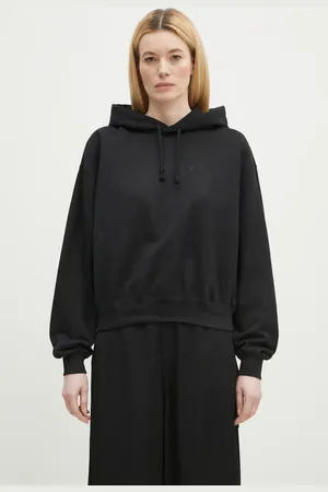 Y-3 Felpa in cotone French Terry Boxy Hoodie donna colore con cappuccio JX7373