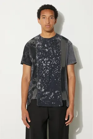 Pins & Needles T-shirt in cotone 5 Cuts S/S Tee - B&W Mishmash uomo colore OT307