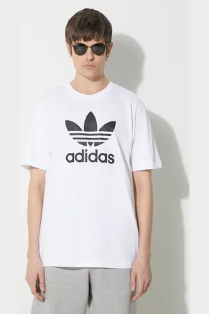 adidas T-shirt in cotone Trefoil uomo colore IV5353