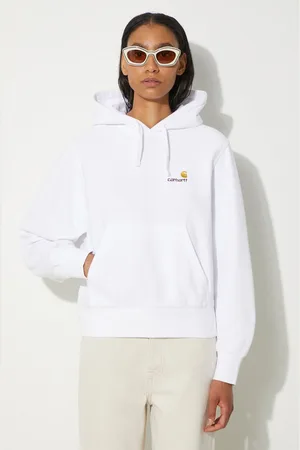 Carhartt Felpa HD American Script Sweat donna colore con cappuccio con applicazione I033650.02XX