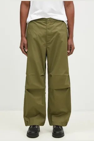 Maharishi Pantaloni in cotone Bonsai Landscape Loose Snopants colore 5346.OLIVE