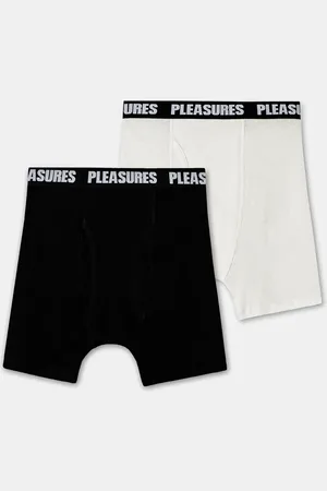 Pleasures Boxer in cotone Boxer Briefs pacco da 2 colore P24SP073.BLACK