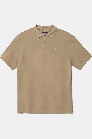 Barbour Polo in cotone Tartan Pique Polo colore con applicazione MML0012