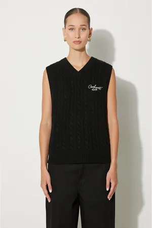 Carhartt Gilè in lana Signature Vest Sweater colore I033882.K02XX