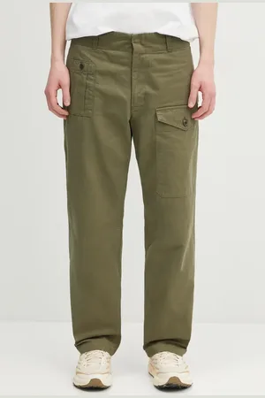 HUMAN MADE Pantaloni in cotone Straight Cargo Pants colore HM29PT010