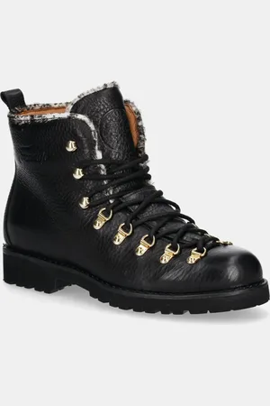 FRACAP Stivaletti brogue in pelle Magnifico Alto Brill colore MAGNIFICO.M120.ALTO.BLK