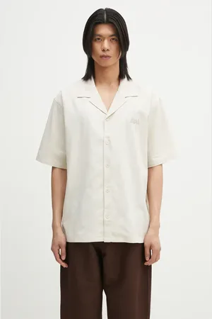 Daily paper Camicia Linen Ss Shirt uomo colore 2511123