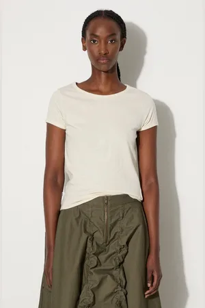 Vans T-shirt in cotone Premium Classics LX Baby Tee donna colore VN000HM0DJR1