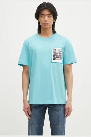 Helmut Lang T-shirt in cotone Pstcard T Bk.Mal Lt uomo colore O10HM516