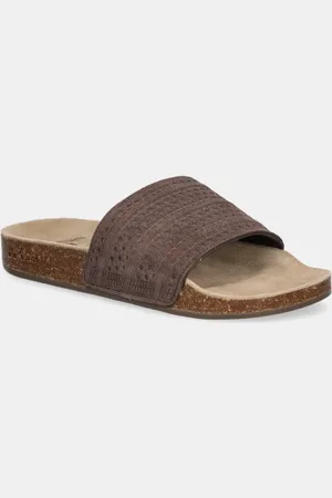 adidas Ciabatte slide in camoscio Adilette RS colore JH5493