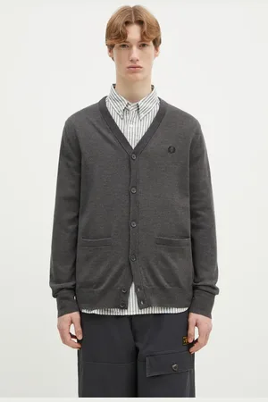 Fred Perry Cardigan in lana uomo colore K9551.R85