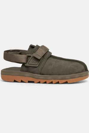 Reebok Ciabatte slide in camoscio Beatnik uomo colore 100210317