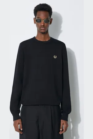 Fred Perry Maglione in lana Classic Crew Neck Jumper uomo colore K9601.198