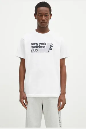 Sporty & Rich T-shirt in cotone USA Wellness Club colore TO043506128WH01