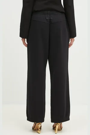 Maison Margiela Pantaloni della tuta di cotone donna colore S62KB0227