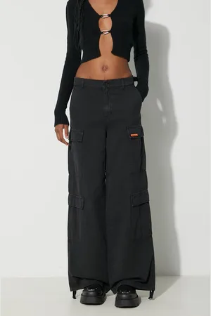 Heron Preston Pantaloni in lino misto Vintage Wash Canvas Cargo HWCF008F23FAB0011000