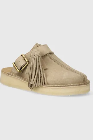 Clarks Ciabatte slide in camoscio Trek Mule donna colore 26176569
