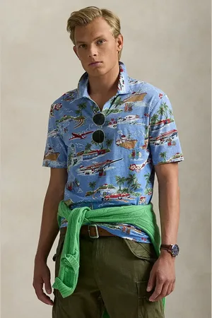 Ralph Lauren Polo in lino Polo Shirt uomo 710966450