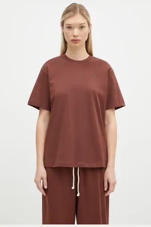 New Balance T-shirt in cotone Athletics Jersey donna colore WT41501ROK