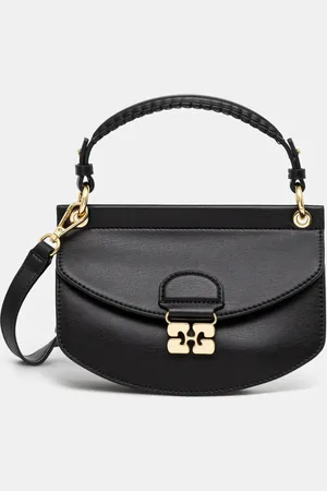 Ganni Borsa a mano in pelle Apo-G Bag Mini Top Handle colore A6349