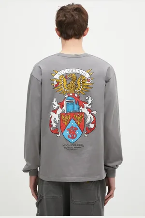 NEIGHBORHOOD Top a maniche lunghe in cotone Tee Longsleeve-13 colore 242PCNH.LT13