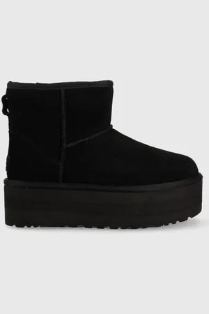 UGG Stivali da neve in pelle W Classic Mini Platform