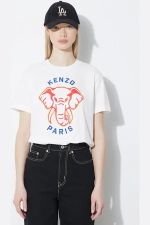 Kenzo T-shirt in cotone Elephant Loose T-Shirt donna colore FE52TS1144SO.02