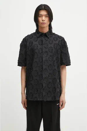Daily paper Camicia in cotone Trophy Shield Ss Shirt uomo colore 2511156