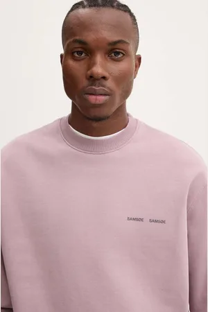 Samsøe Samsøe Felpa in cotone Norsbro uomo colore marrone M00018103