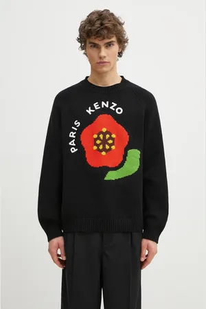 Kenzo Maglione in lana Pop uomo colore FF55PU7223LA.99J