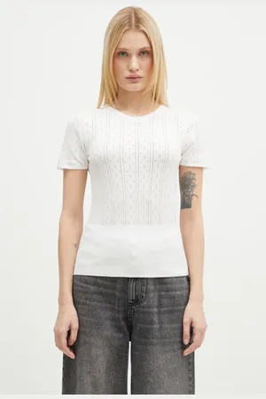 J.W.Anderson Pointelle Cap Sleeve Top colore KW1276.YN0389.001