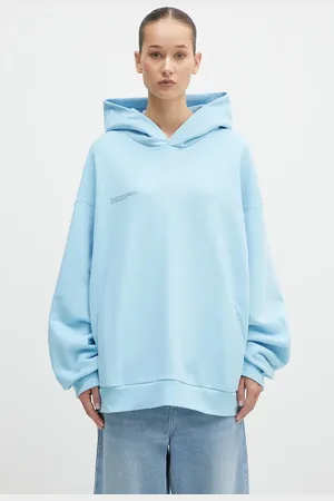 The Pangaia Felpa in cotone colore con cappuccio