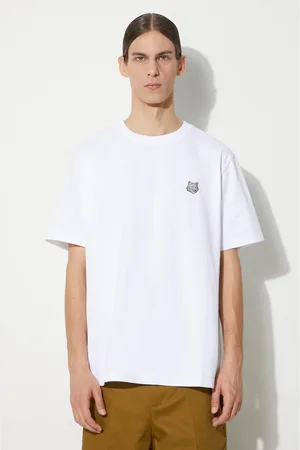 Maison Kitsuné Neil Barrett t-shirt in cotone Bold Fox Head Patch Comfort Tee Shirt uomo colore MM00108KJ0118