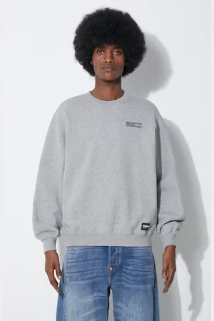 NEIGHBORHOOD Felpa in cotone Plain uomo colore con applicazione 241FPNH.CSM01
