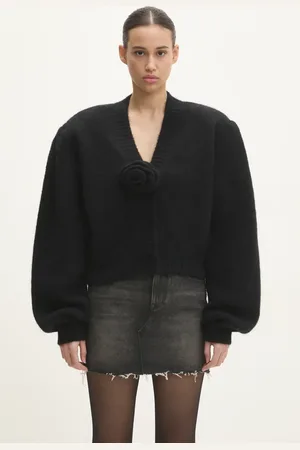 ROTATE Cardigan in lana Knit Cropped colore 114016100