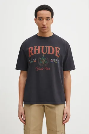 Rhude T-shirt in cotone Bay Of Angels uomo colore RHPS25TT01012
