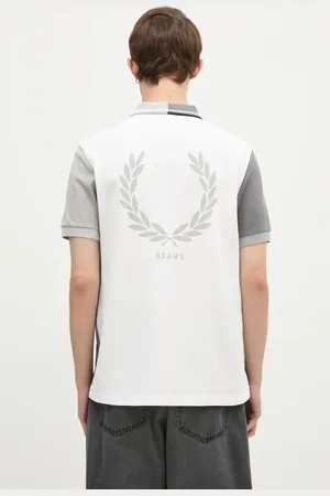 Fred Perry Polo in cotone Beams Grid Design Shirt colore SM7187.100
