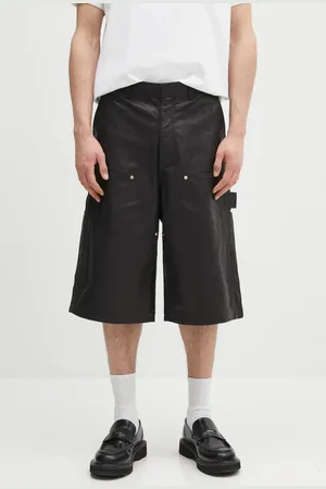 WALES BONNER Shorts in pelle Ivy colore US25LE03.LE02.999
