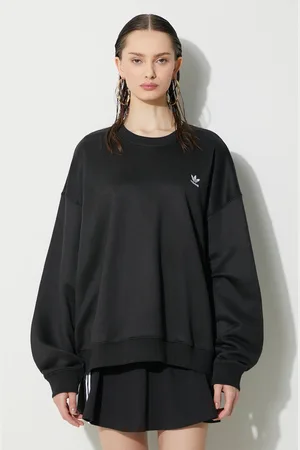 adidas Felpa Trefoil Crew donna colore con applicazione IU2410