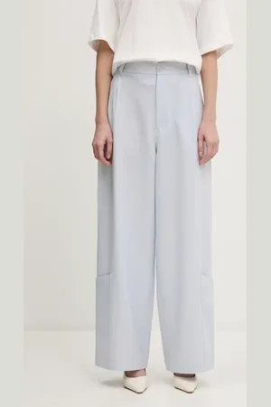 Y-3 Pantaloni Sport Uniform Wide Leg Pants donna colore JM7801