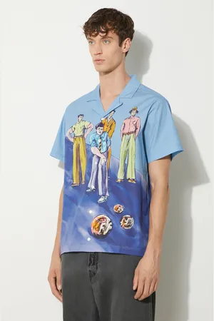 Filling pieces Camicia in cotone Resort Shirt uomo colore 98733980631